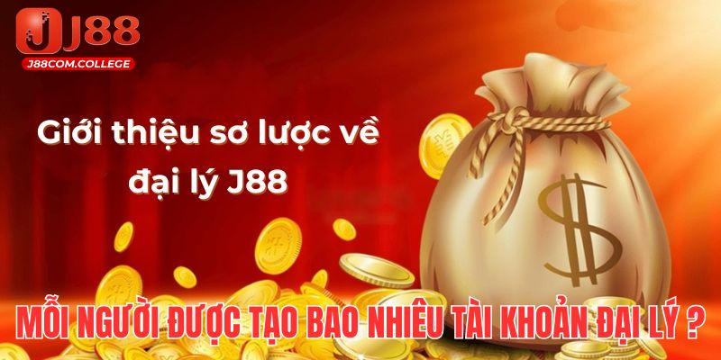 Mỗi cá nhân chỉ được đăng ký đại lý J88 với 1 tài khoản